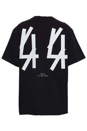 Black cotton T-shirt 44 LABEL GROUP | B0030556FA582P396